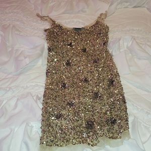 Sequined illusion Arden B top. XS